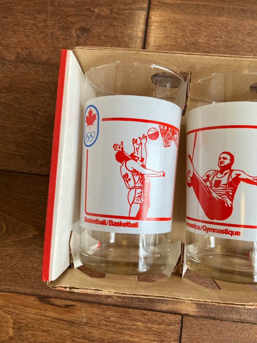 Vintage Montreal Olympics 4 Oz Glasses -Set of Four - Picture 2 of 14